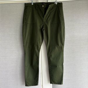 7 for all Mankind Jen 7 Olive Ankle Skinny Jeans